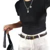 Cinture Cintura ampia in pelle bovina con strato superiore con motivo a pietra retrò nera per jeans abbinati alla moda e alla semplicità delle donne