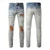 Jeans masculinos 2021 Mens jeans angustiado motocicleta motociclista jean rock magro rasgado buraco carta bests qualidade marca hip hop denim calças 21ss l231130