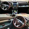 KIA SORENTO 2009-2012インテリアセントラルコントロールパネルドアハンドル3D 5DCARBONファイバーステッカーデカールカースタイリングアクセサリー337L