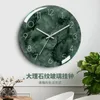 Horloges murales moderne nordique vert horloge mode classique rond luxe numérique silencieux Reloj De Pared salon maison chambre décor