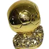 Trophée de football en résine World Ballon D039or Mr Football Trophy Player Awards Golden Ball Soccer pour souvenir ou Gift6344969