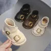 Pierwsze Walkers Baby Buty jesienne zima dzieci śnieg butę maluchowe buty na zewnątrz wodoodporne wodoodporne dzieci Krótkie 230726
