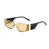 Retro Half Frame Zonnebril Mannen Vrouwen Trendy Vintage Merk Brillen Mode Luxe Designer Zonnebril