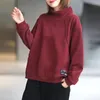 Kobiet bluzy dla kobiet solidny kolor Bluza z kapturem z kapturem z kapturem Kobieta moda streetwear pullover jumper damski golf topy a260