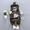 Kleidungssets Kleidungssets Baby-Jungen-Frühlings-Herbst-Druckset 0-1 2 3-jähriger Junge Schöne Herbst-Winter-Kleidung Dreiteilige Kindermode1 Z230726