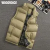 Mannen Vesten Vest Mannen Stijlvolle Herfst Winter Warm Mouwloos Vest Jas Mannen Slim Fit Vest Casual Jassen Heren Vest West Mannen 88 230725