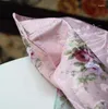 Настольные коврики мода розовая ткань западная теплоизоляционная пластина с теплоизоляцией