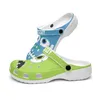 DIY anpassade skor tofflor Mense Womens Blue and Green Dum och Cute Monster Sneakers Trainers 36-48