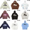 Y2k Herren Hoodies Hip Hop Full Reißverweide -Strass -Hoodie -Männer Gothic Streetwear Langarm übergroß