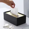 Tissue Boxes Light Nordic Luxury Box Rectangular Decoration Resin Storage Room Be Table Coffee For Home Toilet Paper Roll