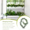 Decoratieve Bloemen 2 Stuks 2 Stuks Kunstmatige Eucalyptus Wijnstokken Nep Plant Garland