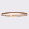 Belts Beautiful Women Belt Waist Decoration Dress Shirt Coat Strap Solid Color Stainless Waistband Clothes Accessory