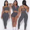 Active Sets Spring Summer Sports Underwear Shockproof Medium-strength Running Quick-drying Tight-fitting Top Nude Hip Lift Yoga Pants