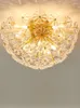 Tavan Işıkları All-Conpper Led Avize Post-Modern Light Lüks Kristal Lamba Üst düzey Model Oda Yemek Sanat Yatak Odası