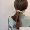 ヘアアクセサリーポニーテールホルダーフレンチハイグレードメタルパールヘアピンヘッドガール気質の背面ダックビークグラブクリップエレガントなシャーDHNFM