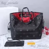 Designer Tote Bag Leather High Capacity Composite Shopping Bruwn Black Flower Floral Brown Gitter Tote Pures Woman Handbag 50cm