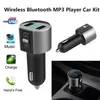 C26S Bluetooth Car Kit Mp3 Black Player Hands- Металлическая текстура FM-передатчик радиодаптер USB Заряд 3 4A184K