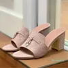 Summer Sandals أحذية جلدية مفتوحة إصبع القدم عالي الكعب غير الرسمي للمصممين أحذية