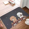 Alfombras Oso Panda Bubu Dudu Impreso Felpudo de entrada Hogar Baño Dormitorio Alfombra de piso Tamaño pequeño Alfombra antideslizante Decoración del hogar R230725