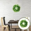 Fleurs décoratives Guirlande Artificielle Coronas Para Puertas De Entrada Guirlande Décor Décorations Porte En Plastique Simulé St. Patrick's Day Gift