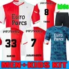 2024/2025 Feyenoords Soccer Jerseys Voetbal Kids Kit 24/25 FOOTBALL TRACLOR