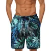 Hawaiiaanse heren bloemen shorts strand losse boardshorts voor badkleding elastische taille vakantie korte broek