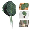 Decorative Flowers 12 Pcs Table Books Decor False Leaf Artificial Home Dining Simulated Adornment Fabric Beach Party Decorations