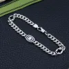 Top luxe designer bracelet charme cadeau unisexe hip hop femmes mens bracelets 16cm 18cm 20cm chaîne cubaine à la mode 925 manchette bracelet couple bijoux