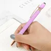 Mignon Forme 12 Pcs Utile Mince Conception Presse Stylo À Bille Poignée Confortable En Métal Avec Clip Fournitures De Bureau