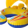 Jouet Tentes Mère Enfant Anneau De Natation Gonflable Bébé Flotteur Cercles Piscine Accessoires Parasol Double Swimtrainer Enfants Anneaux 230726