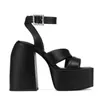 فستان أحذية Modx High Heels Shoes Women Plategy Platform Female slippers buckle party wedding slingbacks lateies lathedants sandals 230726