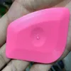 Mini rose raclette verre fenêtre eau propre essuie-glace carrosserie vinyle Film Wrap installer grattoir Multi main Tools277t