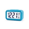 Plastic Mute Alarm Clock LCD Smart Temperature Cute Posensitive Bedside Digital Alarms Clocks Snooze Nightlight Calendar LLB1179274435 LL