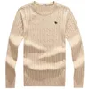 Hommes chandails hommes coton automne hiver Pull couleur unie pull col rond cheval décontracté mode Pull mince mâle hauts