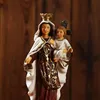 Decorative Objects Figurines Virgin Mary Religious Ornaments Resin Crafts Home statue decoration Virgen del Carmen 230725
