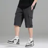 Men's Shorts Summer Korean Fashion Teenager Student Versatile Work Suit 5-Point Pants Quick Dry Ice Silk Sports Casual