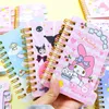 かわいい3色Kawaii Purple Melody Style Notepad Student Memos Learning Mini Notepads for Kids Festivalギフト学用品