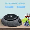 Electric Wine Aerator Base Auto-Rotation And Shaking Decanter Fast Decanting Adjustable Speed