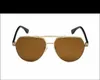 Hoogwaardige designer zonnebrillen voor heren en dames 105 frame zonnebrillen Eyewear merk luxe zonnebrillen mode klassieke UV400 bril met frame