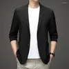 Ternos masculinos jaqueta masculina primavera outono blazers casuais bonitos casacos masculinos finos moda jaquetas finas para roupas chaquetas hombre maré