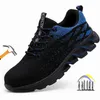 Scarpe eleganti da lavoro scarpe antinfortunistiche da uomo anti puntura da lavoro sneakers antiscivolo speciali Outdoor Antismashing Construction Work 230726