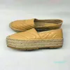 2023-4 Colors Fashion Designer Women Shoes Ladies Comfortable Platform Espadrille Shoes Designer Espadrille Heel Height 5.5 Cm Size 35-40