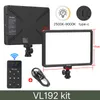 Têtes de flash VIJIM VL108 LED Caméra vidéo Lumière Dimmable Température de couleur 3200K-5500K Panneau lumineux Vlog Fill Pography AT