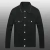 Herenjassen Ripped Denim Jacket Hombre Hoge kwaliteit Party Trend Fashion Black Jean Jassen Streetwear Merk Mannen