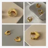 Stud ENFASHION Orecchini a forma di cuore cavo da donna Orecchini a bottone in oro Regalo di compleanno Gioielli di moda traforati Kolczyki E211278 230725