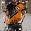 Heren T Shirts 2023 Zomer Mode Straat Casual 3D Afdrukken Beton Grafische Tops Mannen Korte Mouw Oversized T-shirt