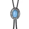 Neckband Agate Stone Bolo Tie American Western Cowboy Bolo Tie Men's Shirt Collar Decoration Trend 230725