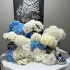 Torkad blommor fest Joy 5st Silk Hydrangea Branch Artificial Bridal Bouquet for Wedding Office Party Garden Home Crafts Diy Ins Decor 230725