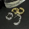 Pendientes de oro para mujer Pendientes de alta calidad Anillo de oreja de estilo francés Clip de oreja retro Nuevos pendientes de moda