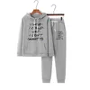 Men's Hoodies Sweatshirts Ladies I Friend Style Letters Printed Sports Hoodie Women Spring Autumn Design Suit Long Sleeve TopsComfortable Pants 230725